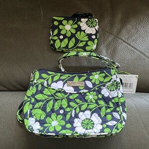 Vera Bradley lucky you print in little crossbody and coin purse